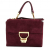 Coccinelle Arlettis Suede Maroon Crossbody Bag **w/original dust bag and packaging**