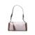 Gucci B Gucci White with Brown Canvas Fabric GG Shoulder Bag Italy