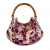 Gucci Flora bamboo handle canvas and leather hobo bag