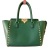 Valentino Rockstud Harnesses Tote Small