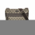 Gucci B Gucci Brown Beige Coated Canvas Fabric GG Supreme Crossbody Bag ITALY