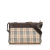 Burberry B Burberry Brown Beige with Multi Canvas Fabric House Check Crossbody Bag United Kingdom