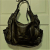 Coccinelle Black Nappa Leather Hobo Shoulder Handbag