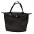 Longchamp Black Mini Le Pliage Neo Handbag/ Leather Finish