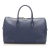 Gucci AB Gucci Blue Navy Calf Leather Diamante Boston Bag Italy