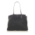 Prada B Prada Black Nylon Fabric Tessuto Tote Bag Italy