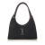 Gucci B Gucci Black Canvas Fabric GG Jackie Shoulder Bag Italy