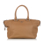 Prada B Prada Brown Calf Leather Vitello Daino Tote Bag Italy