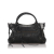 Balenciaga B Balenciaga Black Lambskin Leather Leather Motocross Classic First Satchel SPAIN