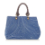 Bottega Veneta B Bottega Veneta Blue Canvas Fabric Tote Bag Italy