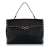 Valentino B Valentino Black Calf Leather Rockstud Satchel Italy