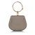 Chloé B Chloe Gray Calf Leather Nile Satchel ITALY