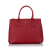 Prada B Prada Red Calf Leather Saffiano Galleria Satchel ITALY