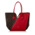 Louis Vuitton B Louis Vuitton Brown with Red Monogram Canvas Canvas Monogram Kimono MM France