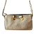 Burberry Metallic Gold Leather Bow Peyton Crossbody Bag