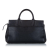 Saint Laurent AB YSL Black Calf Leather Cabas Rive Gauche Satchel Italy