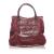 Balenciaga B Balenciaga Red Bordeaux Calf Leather Motocross Classic Mid-Afternoon Tote Bag France