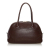 Prada B Prada Brown Dark Brown Calf Leather Handbag Italy