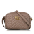 Gucci B Gucci Brown Beige Calf Leather GG Marmont Matelasse Crossbody Bag ITALY