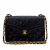 Chanel Classic Flap Bag in Black Matelassé Leather