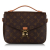 Louis Vuitton B Louis Vuitton Brown Canvas Canvas Monogram Pochette Metis France