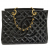 Chanel Quilted Matelasse CC Patent Leather Chain Tote