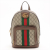 Gucci Ophidia GG Supreme Small Backpack Beige Red/Green Web