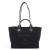 Chanel Deauville Canvas & Leather Chain Bag 2-way Black Gold