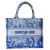 Christian Dior Dior Book tote blue neon