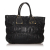 Prada B Prada Black Nappa Leather Leather Nappa Gaufre Tote Bag Italy