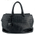 Bottega Veneta Black Leather Intrecciato Tote