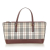 Burberry B Burberry Brown Beige with Multi Canvas Fabric House Check Handbag United Kingdom