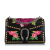 Gucci B Gucci Black with Multi Calf Leather Dionysus Blooms Shoulder Bag Italy