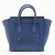 Celine Luggage Nano Shopper Leather Blue