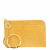 Chanel Handcuff Pochette Beige Leather Bar Gold