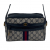 Gucci Navy Diamante Coated Canvas Ophidia Gucci Bag