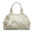 Gucci B Gucci White Calf Leather Guccissima Sukey Italy