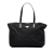 Prada B Prada Black Nylon Fabric Tessuto Tote Bag Italy