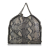 Stella McCartney B Stella McCartney Gray Polyester Fabric Faux Python Falabella Fold Over Tote Italy