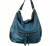 Gerard Darel Huge duck blue leather bag + matching pouch