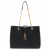 Saint Laurent Loulou Large Black Leather Tote