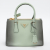 Prada Galleria Small Saffiano Leather Ombré Light Green 2-Way Bag