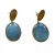 Marco Bicego Lunaria aquamarine and 18K gold drop earrings