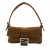 Fendi Brown Corduroy Fendi Baguette