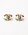 Chanel CC Multicolored Rhinestone Earrings