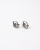 Christian Dior Logo Silver-toned Earrings