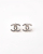 Chanel CC Silver-toned Earrings