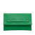 Hermès AB Hermès Green Calf Leather Evercolor Pliplat Clutch France