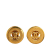 Chanel AB Chanel Gold Gold Plated Metal CC Clip On Earrings France