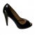 Prada Peep-Toe-Pumps aus Lackleder